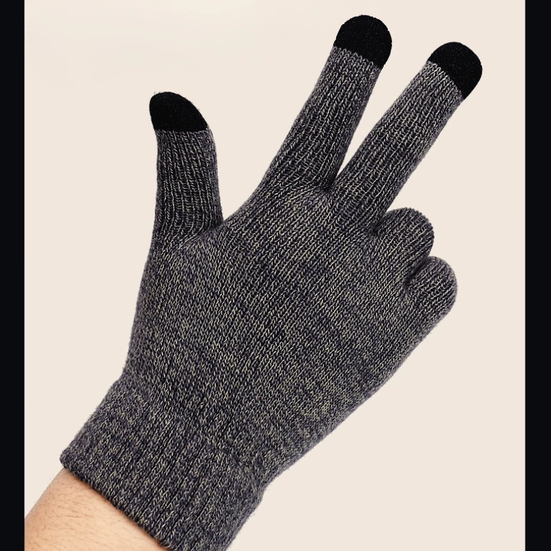 

Унисекс, термоперчатки для сенсорного экрана — на флисовой подкладке и противоскользящие для вождения и использования на открытом воздухе