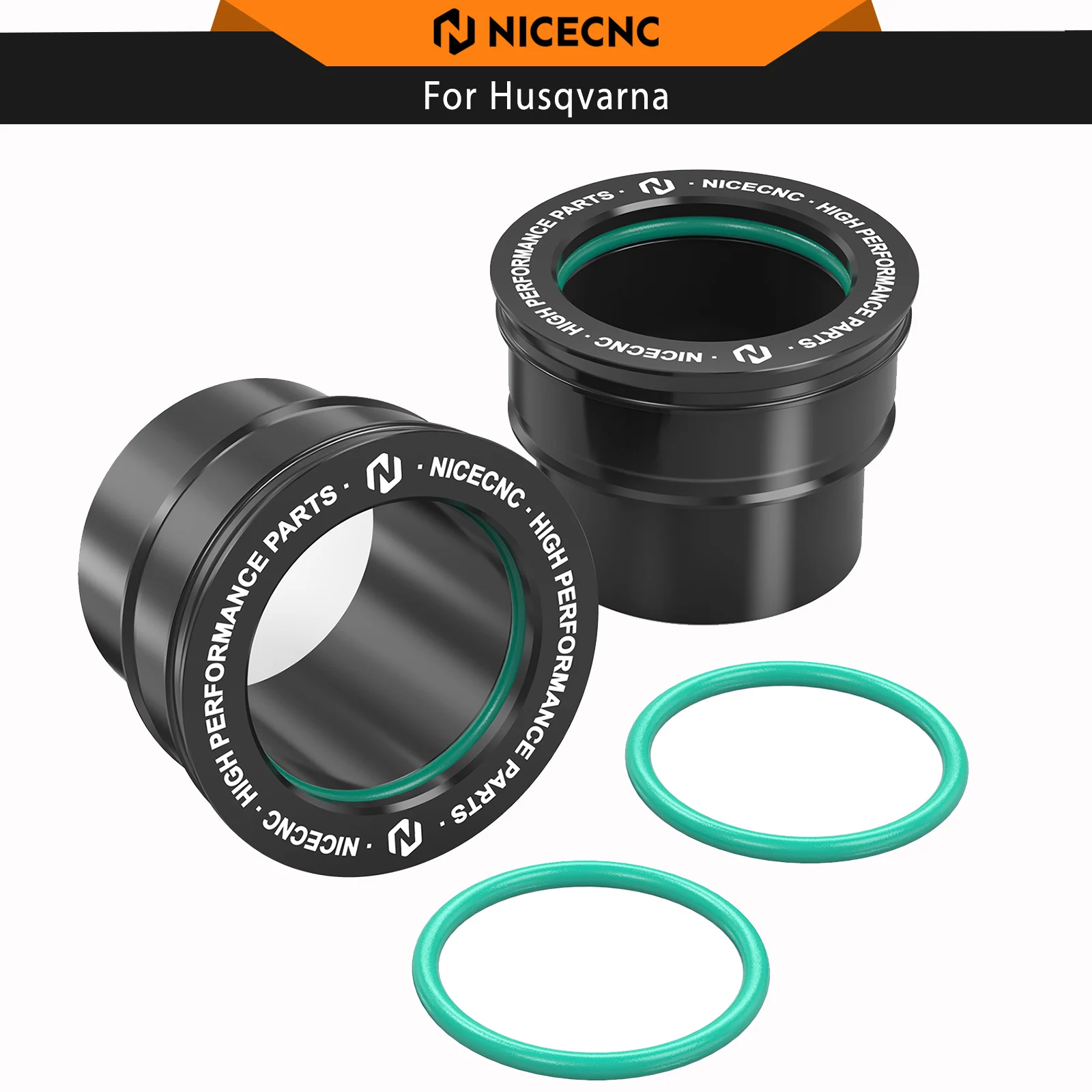 

NICECNC Front Wheel Spacers Hub Collars For Husqvarna TE300 TE250 FE350 FE450 FE501 2014-2015 TC125 TC250 FC350 FC450 FC250 2014