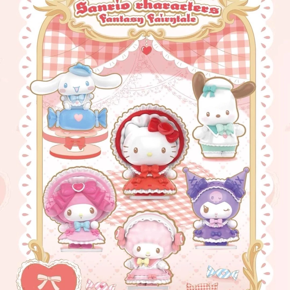 

Sanrio Fantasy Fairytale Blind Box Mystery Box Desktop Ornament Action Figure Anime Doll Surprise Bag Collection Model Kawaii