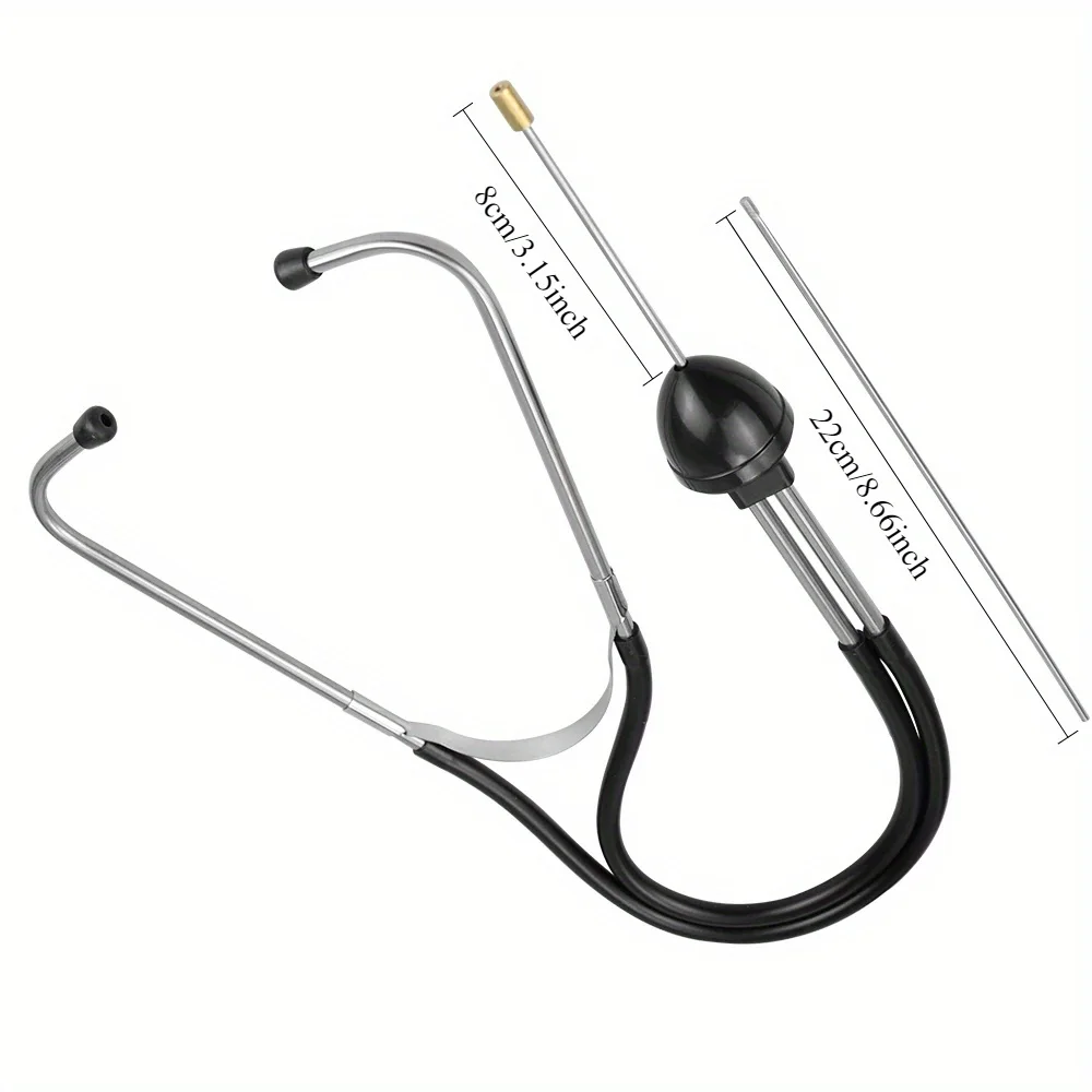 1pc Auto Cylinder Stethoscope | Mechanics Stethoscope | Car Engine Block Diagnostic Tool | Automotive Hearing Tool