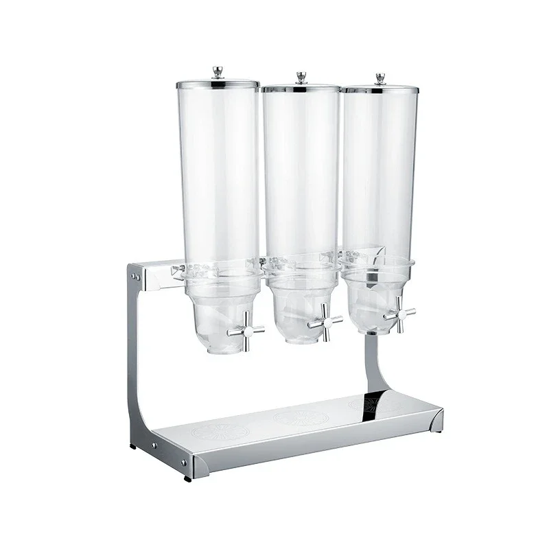 Stainless steel cereal dispenser Hotel tableware Buffet stove Thickened oat grain separator Whole grain bucket