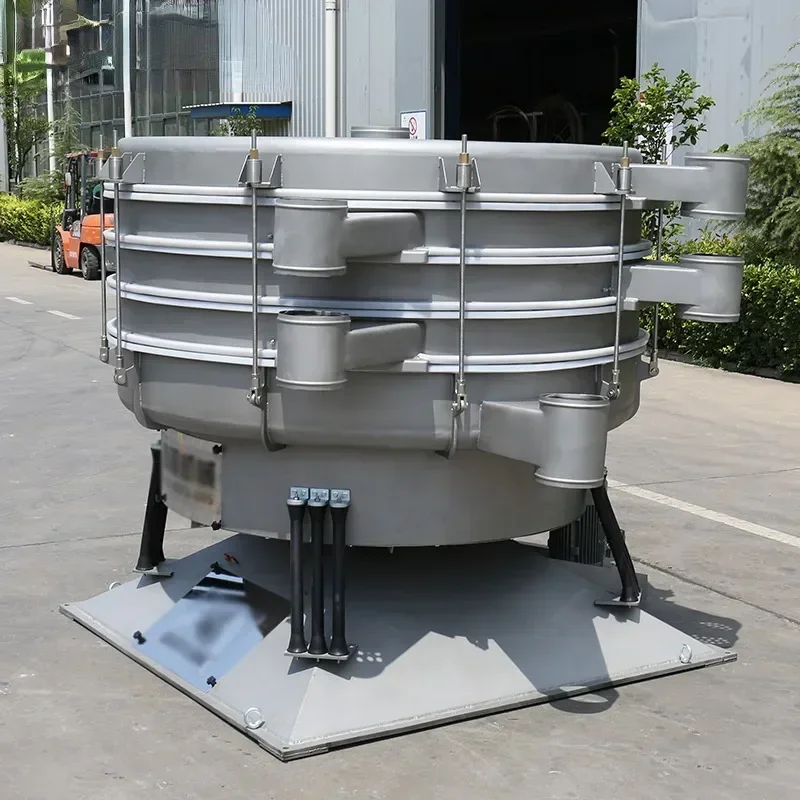 Swing Vibrating Screen Classifier Multi-Layer Stainless Steel Swinging Sieve Particle Powder Grading round Sifter Artificial