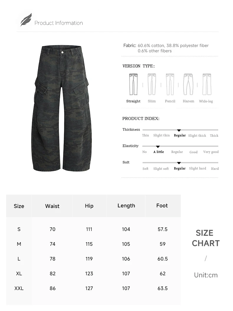 Luxury Quality American Military Style Overalls Cargo Pants Men Baggy Straight Curved Knife Versatile Pockets Streetwear Trouser