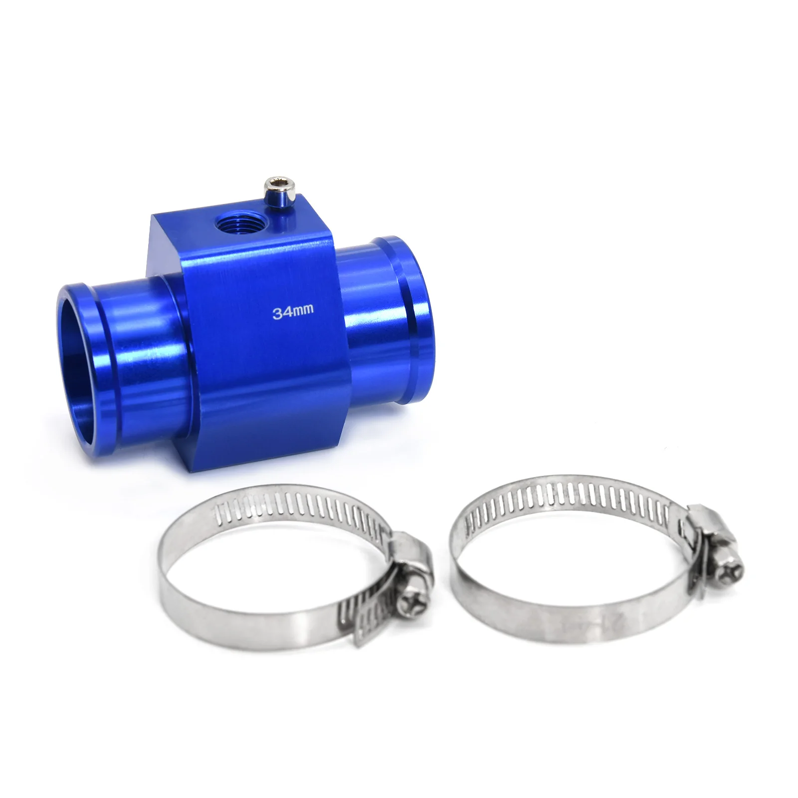 2\'\'52mm Car Water Temperature Gauge 40~120 ℃ With Water Temp Sensor Water Temp Joint Pipe 1/8NPT Sensor Adapter Car Gauge 12V