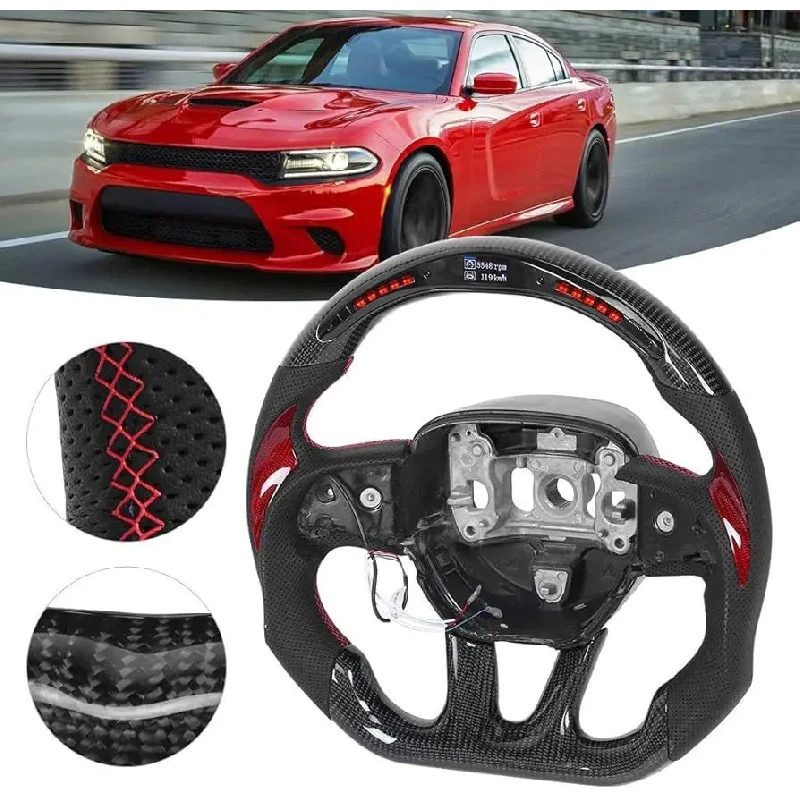 

Hot Selling Forged Carbon Fiber Steering Wheel Performance Upgrade