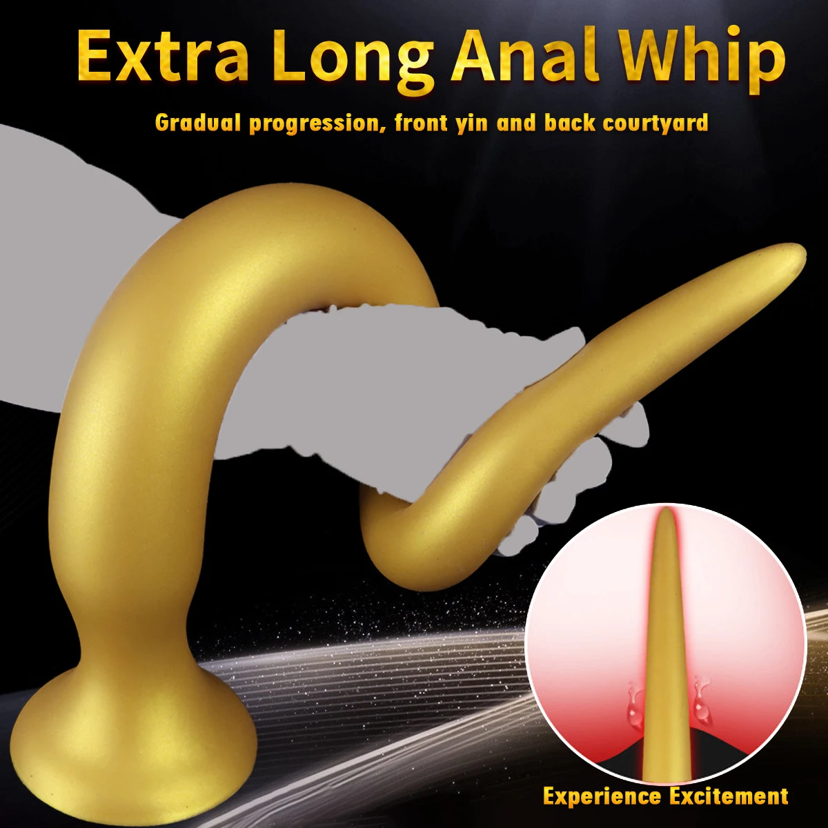 XXXXL Giant Anal Plug 64CM Super Long Soft Silicone Huge Butt Plug Thick Anal Dildo Dilator with Suction Cup Adult Sex Toys view 5