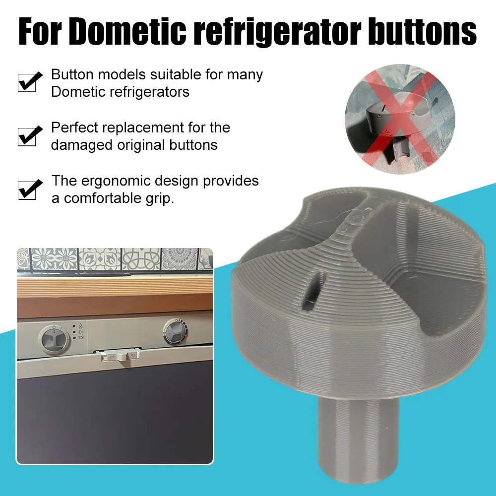 Plastic Caravan Refrigerator Button For Dometic -RV/Van-Button Model Suitable For Many Dometic Refrigerators Button Replacement