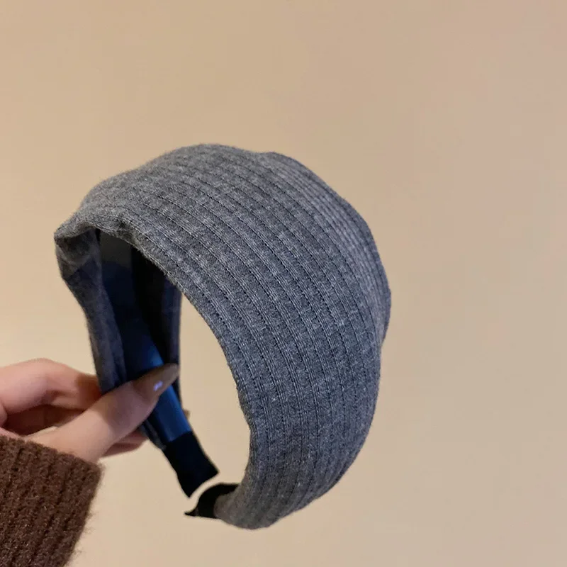 Einfarbiges Breites Stirnband mit Streifenmuster, Französischer Stil, Elegantes Haaraccessoire, Beliebter Internet-Celebrity-Look – Detail 35