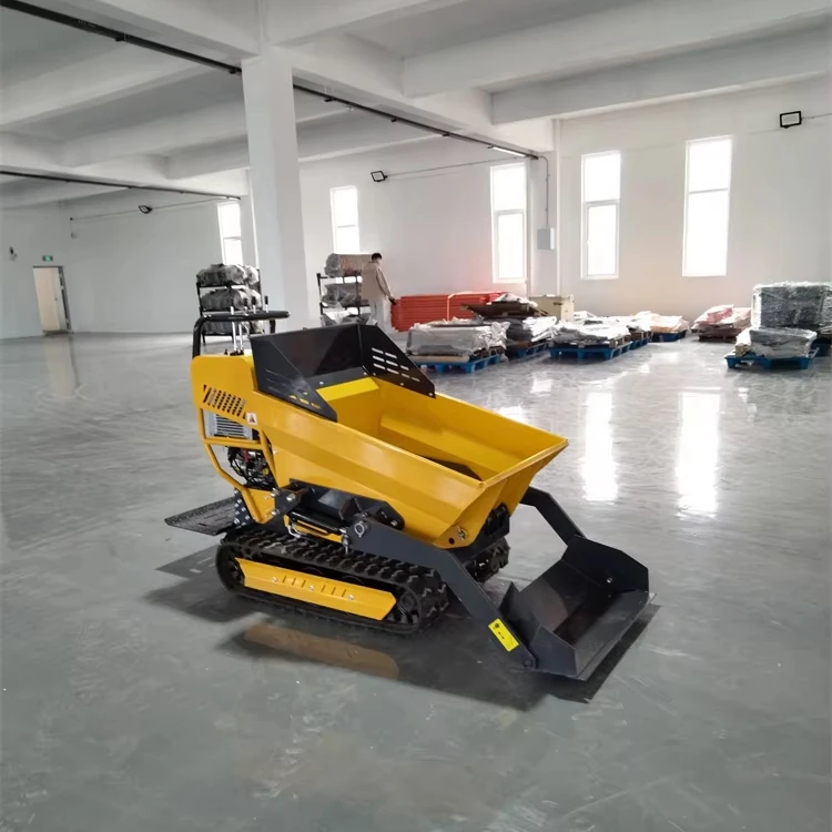 500kg Fully Hydraulic High Tip Dumper Mini Dumper Crawler Truck Dumper Suppliers With 1 Year Warranty