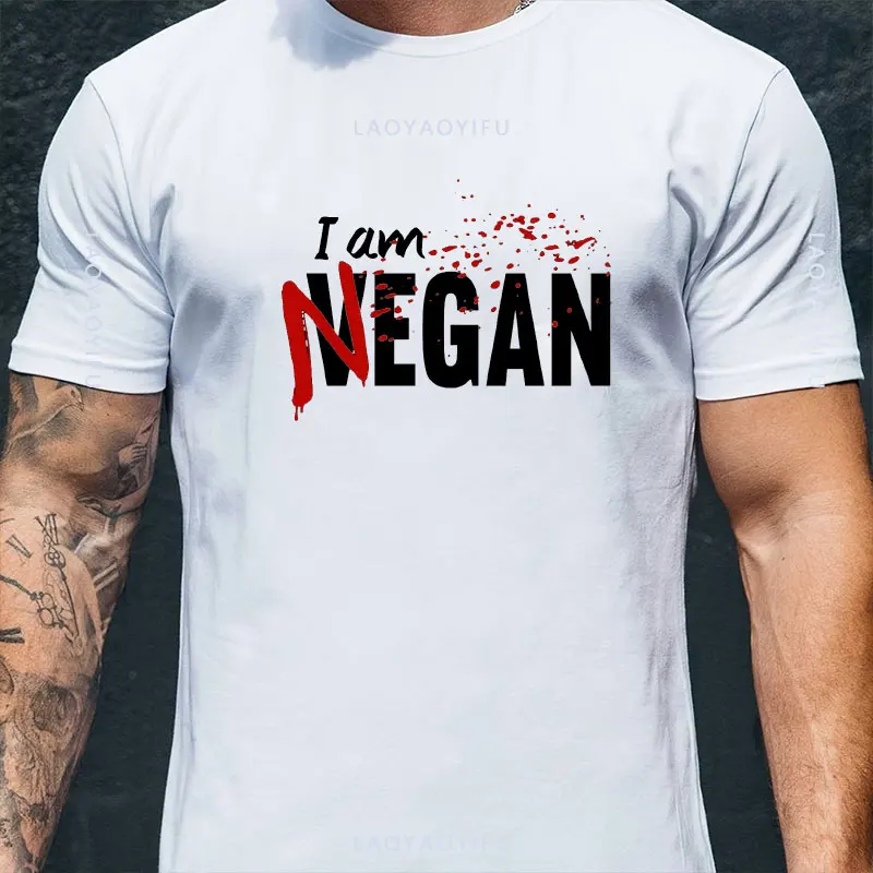 Summer The Walking Dead Man Women T-Shirts TV Movie Fashion Negan Lucille I Am Negan Graphic Tees 90s Harajuku O-neck T Shirts