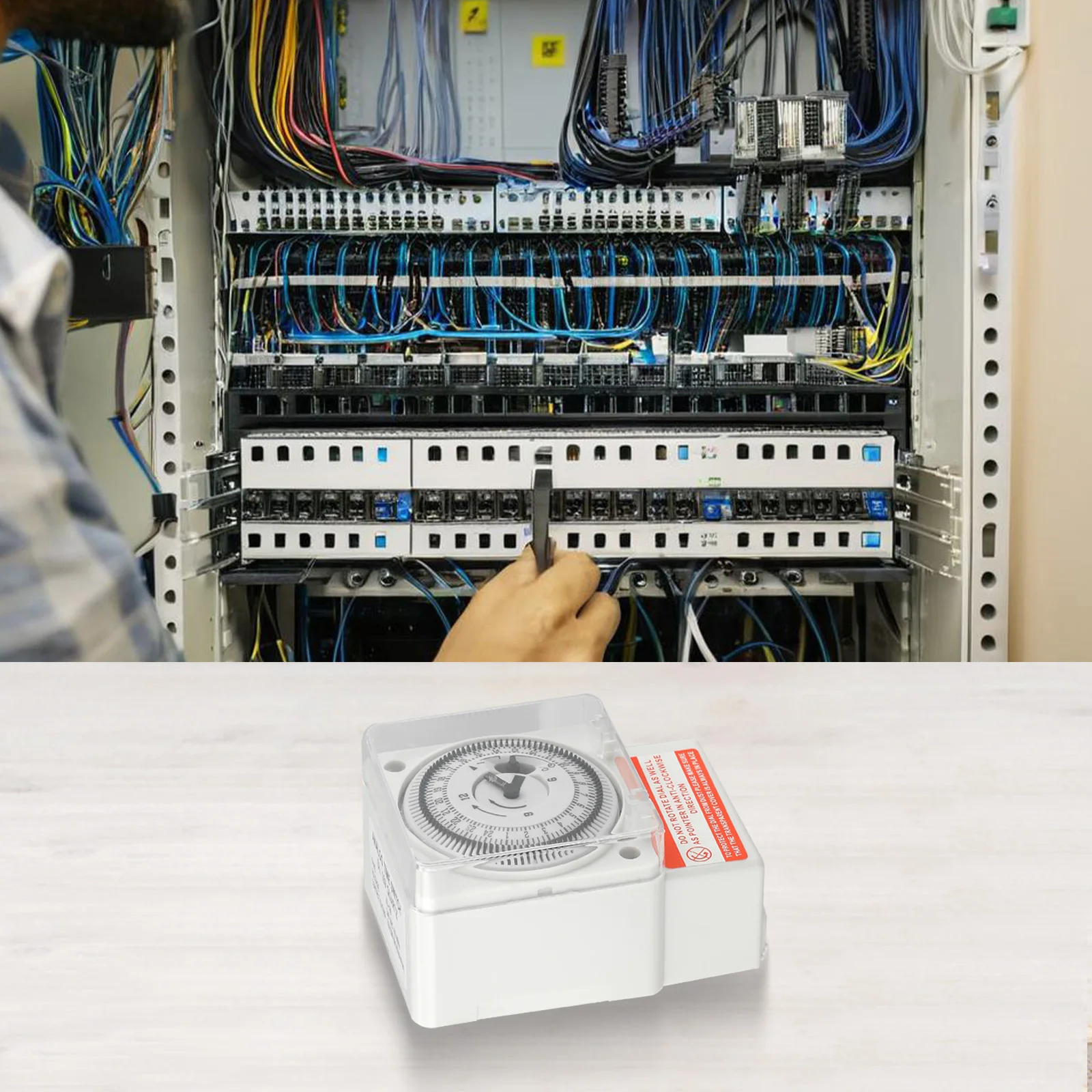 for Time Controller Mechanical Timer Cooking Cookies Easy Installation Flame Retardant Material Rigorous Quality Inspection