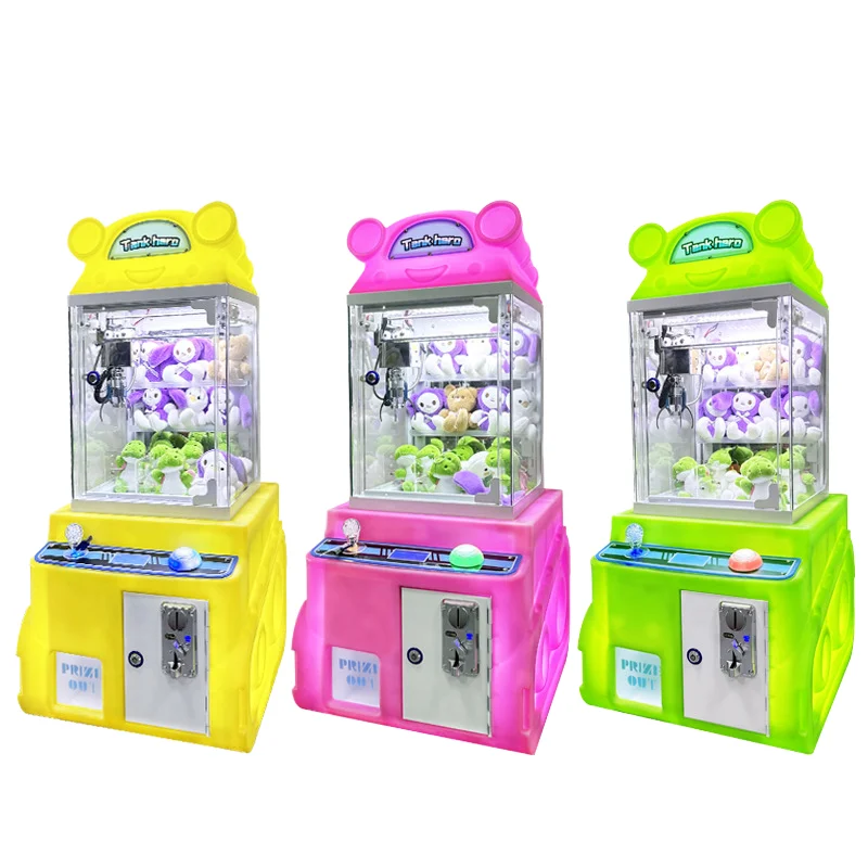 

2025 новейшая мини-машина с когтями и кукольной машиной, высококачественный симулятор с монетоприемником для детей, прямая оптовая продажа с фабрики