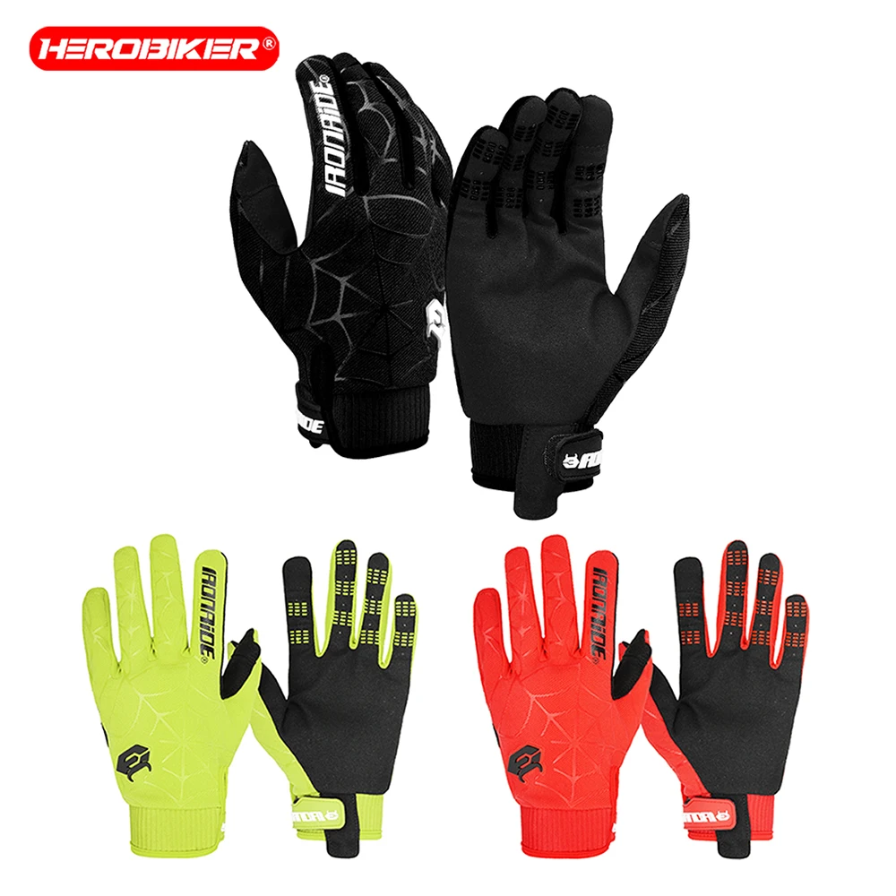New Motorcycle Gloves Summer Breathable Gloves Off-road Riding Gloves Touch Screen Full Finger Gloves Motorcycle Equipment