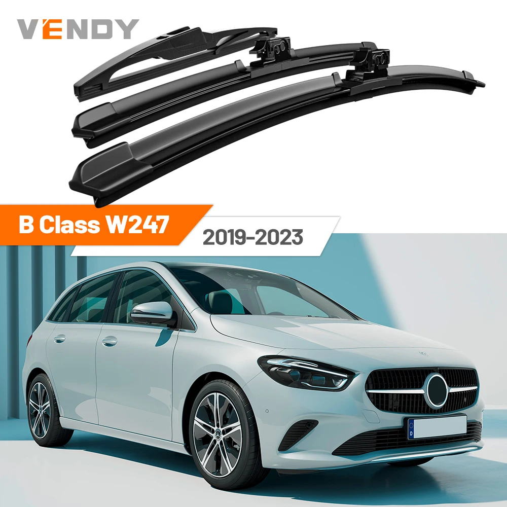 Für Mercedes Benz B-Klasse W247 2019-2023 2020 2021 2022 Vordere & Hintere Windschutzscheiben-Wischerblätter Scheibenwischer-Set Zubehör
