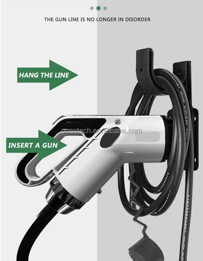 EV Charger Holder,Portable Wall Connector Holster Charging Station Accessories EV Type2 charger gun cable bracket