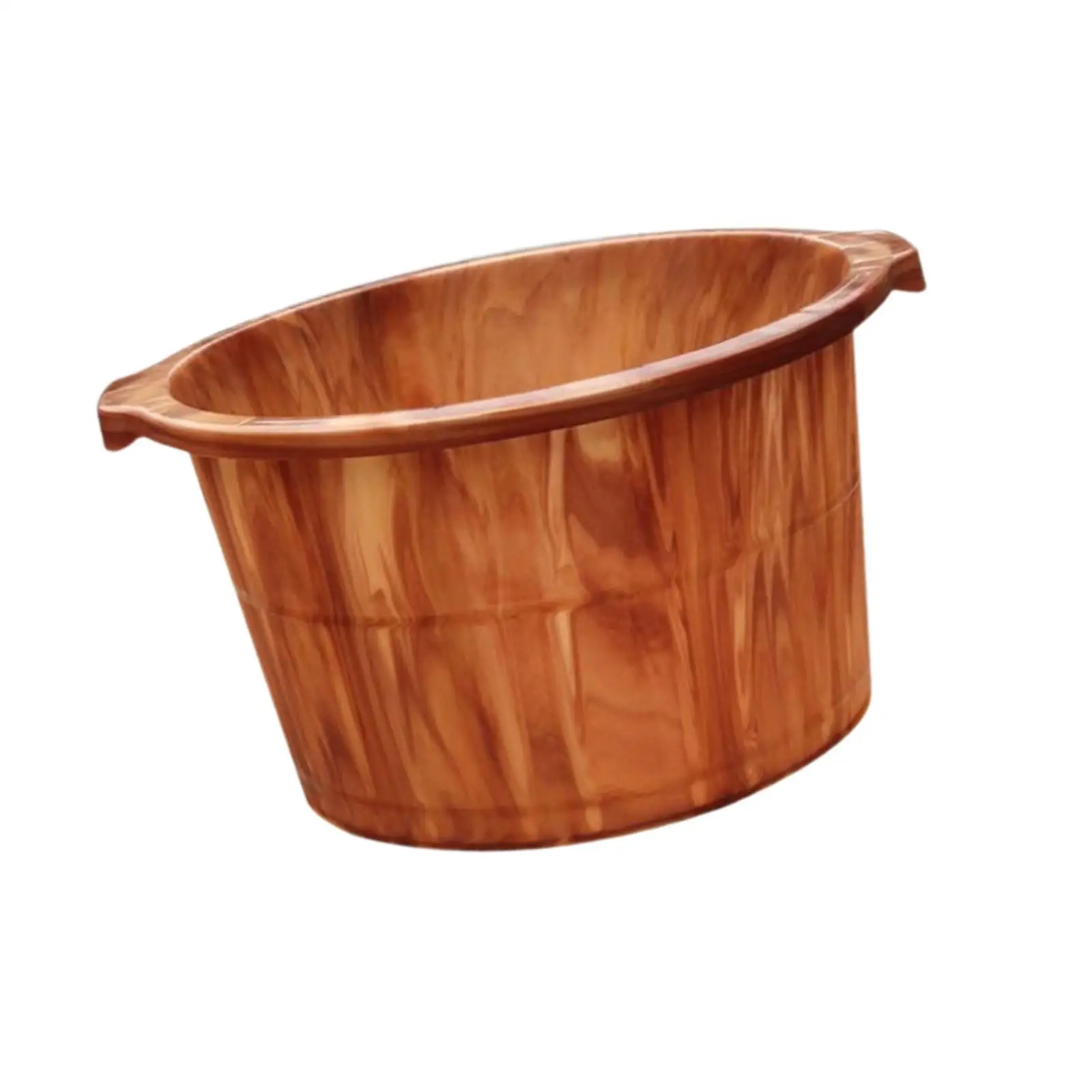 Round Foot Tub Pedicure Bath Barrel Large Capacity Soak Bowl Easy Clean Spa Basin for Home Relaxation