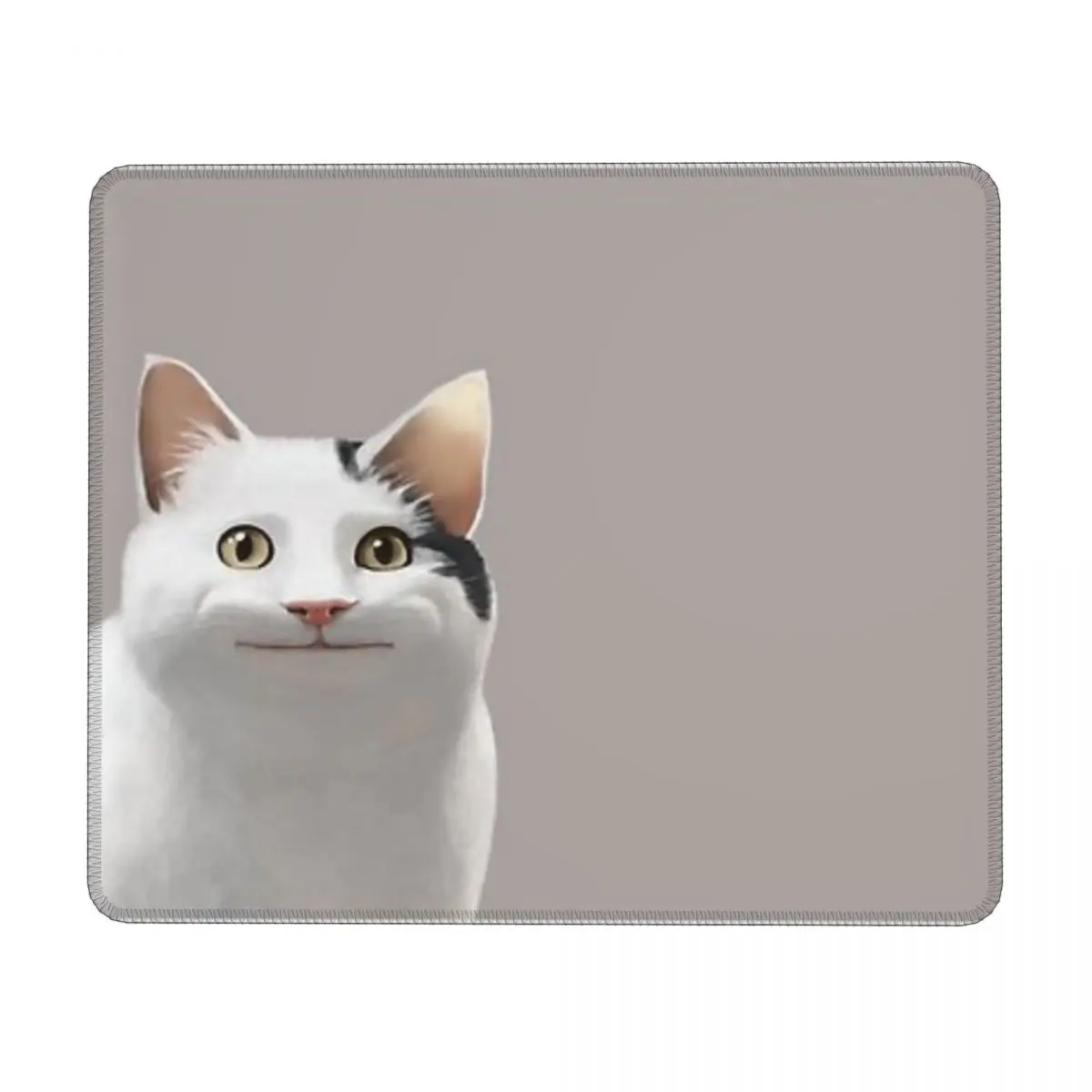 

Gaming Accessories Mouse Pad Polite Cat Meme Mousepad Mat Computer Gamer Desk Mat