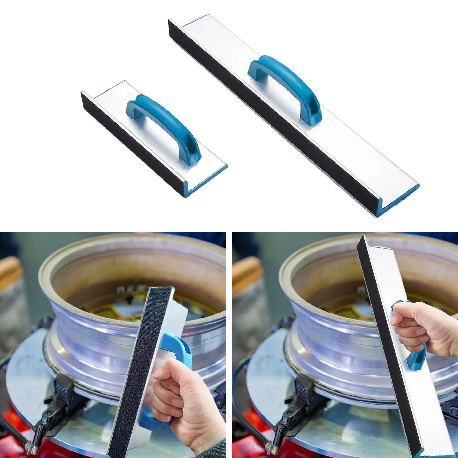 

Sandpaper Holder Flexible Home Improvement Hand Sander Sandpaper Frame Aluminum Alloy for Polishing Floor Drywall Wall Corner