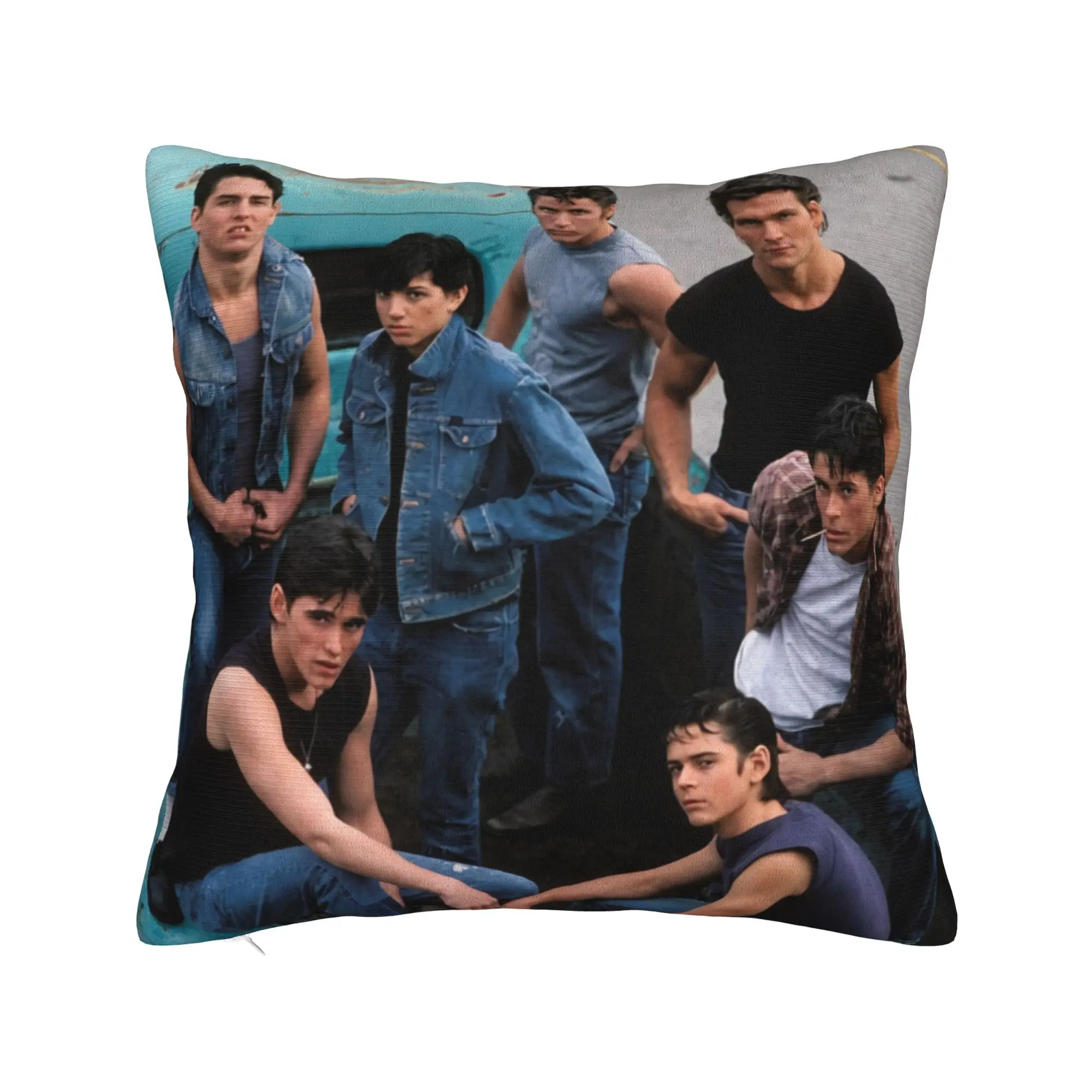 Decorative Pillowcases The Outsiders Movie Merchandise Living Room  Pillow Case Cover Zippered Multi Size