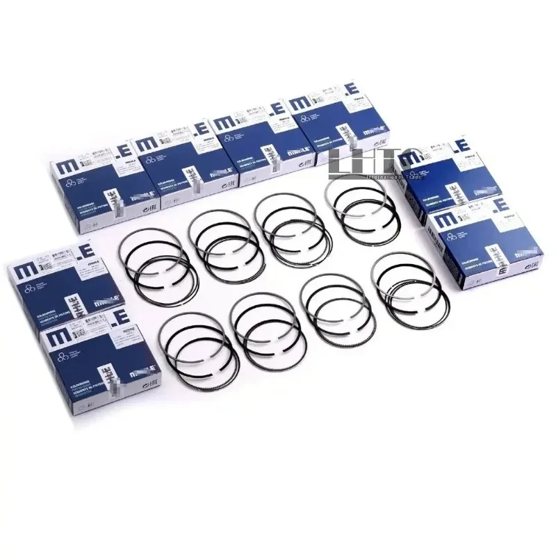 8PCS Piston Rings Set STD Φ83mm For mercedes-be C63 S G63 AMG W205 W213 4.0 V8 M177 1760300100 1760300600