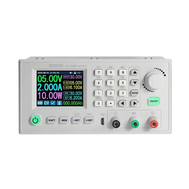 

RD6006 USB WiFi DC-DC CNC Переключение напряжения тока понижающий модуль питания понижающий преобразователь напряжения вольтметр 60 в