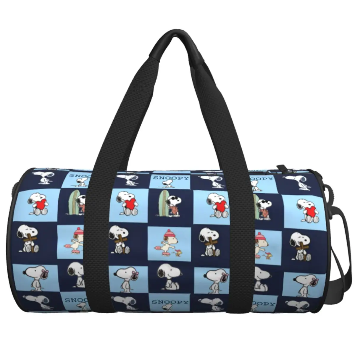 

Custom Cute Cartoon Dog Travel Bag Yoga Sports Bags Large Colorful Gym Bag Men Women Pattern Portable Fitness Bag