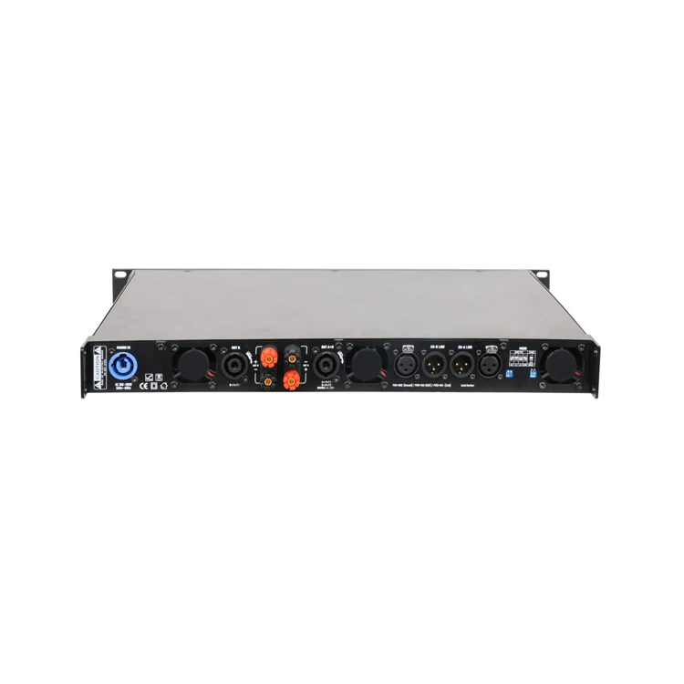 2ch Professional Power Amplifier 1100W*2 For Stage Performance Concert Meeting KTV Party