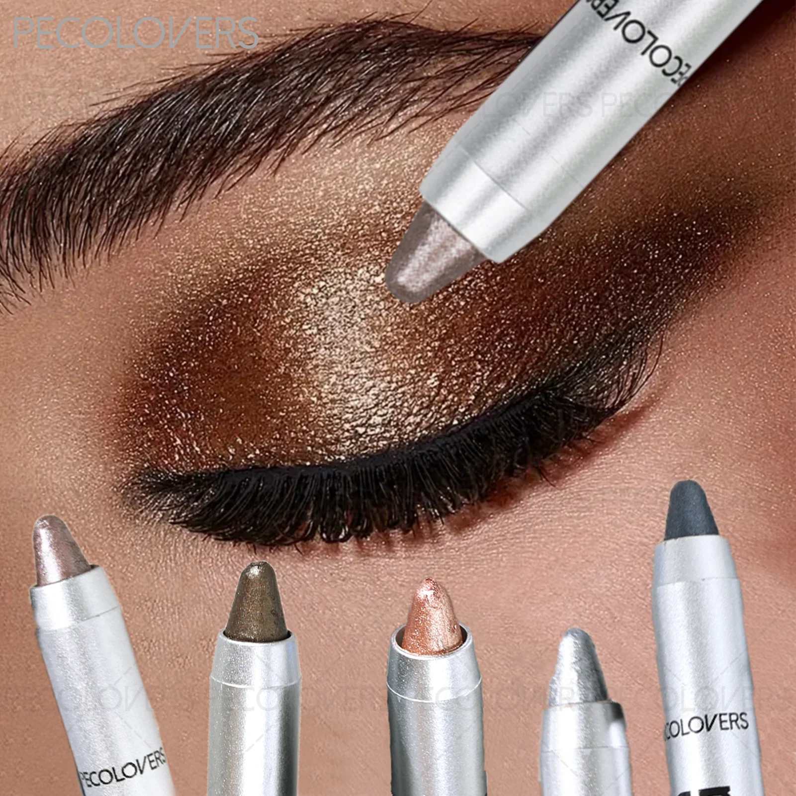 1-teiliger Highlight-Lidschattenstift, hohe Farbwiedergabe, wasserfester und schweißfester Lidschattenstift, Augenkosmetik, perfekte Geschenke