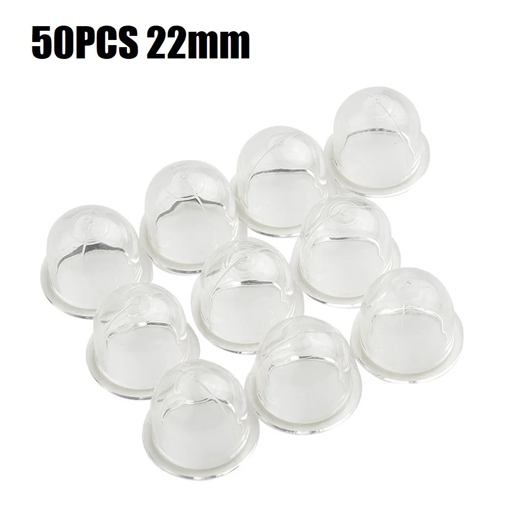 50Pc 22mm Fuel Pump Carburetor Primer Bulb For Chainsaws/Blower/Trimmer/Brushcutter Replacement Fittings Garden Power Tool Parts