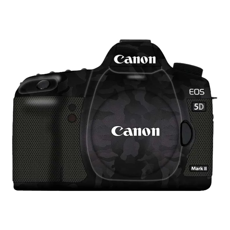 Pele de proteção anti-risco para Canon, EOS 5D Mark II, 5D2, 5DM2, casaco, filme envoltório, filme de capa, decalque da lente da câmera