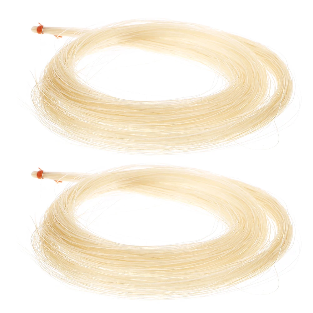 2 個バイオリン弓毛馬楽器アクセサリー交換クリエイティブ