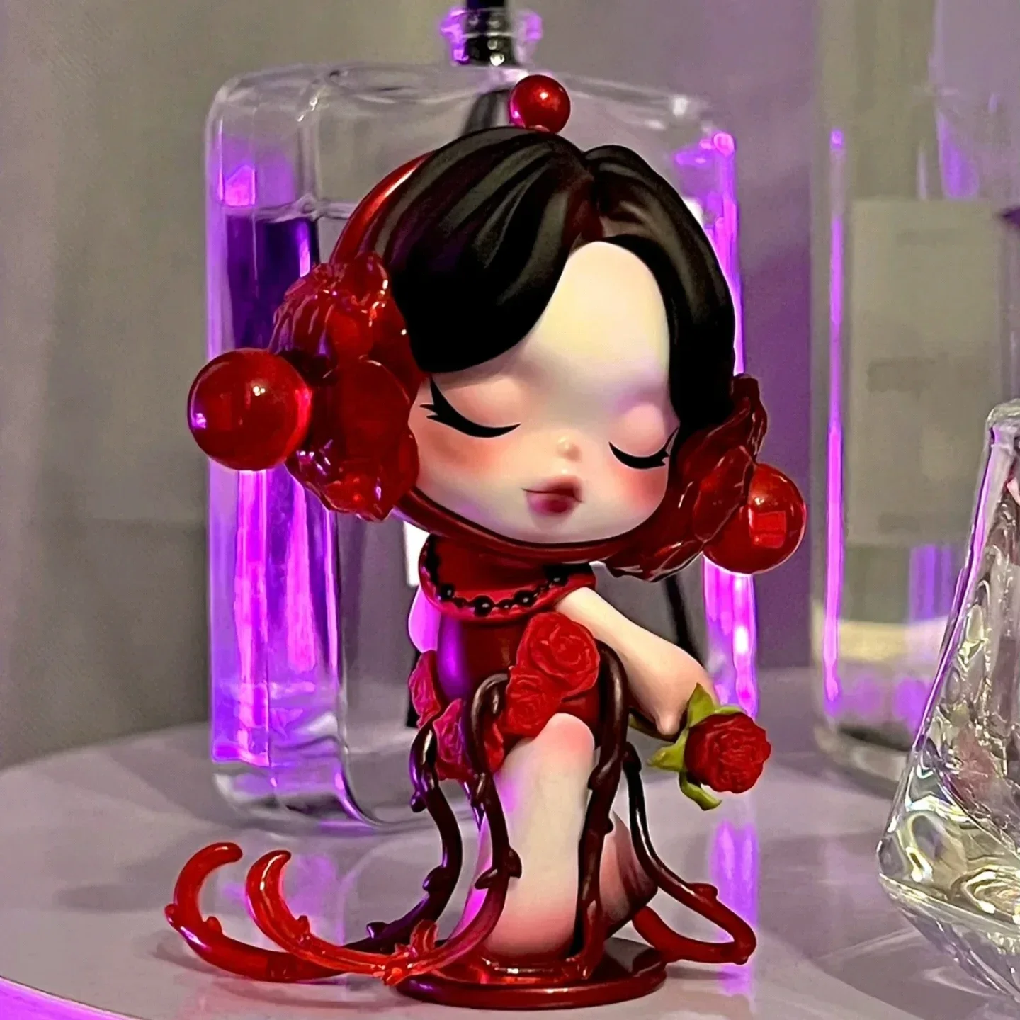 

Pop Mart SKULLPANDA Valentine's Day Anime PVC 100% Original Action Figure Collection Model Desktop Ornaments Doll Toys