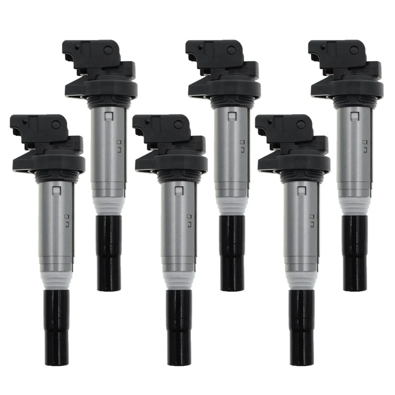 

6PCS Ignition Coils 12138616153 For BMW E82 F30 E90 E92 E93 330Xi X1 X3 X6 Z4 GN10571-11B1