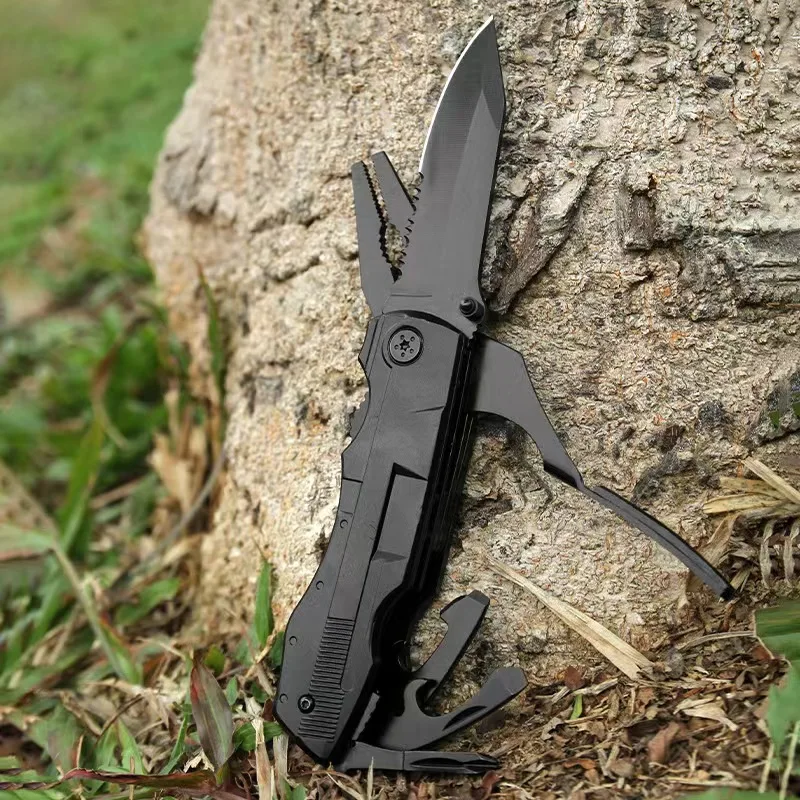 Multifunctional knife pliers portable multi-purpose folding pliers combination Swiss army knife knife outdoor tool pliers set