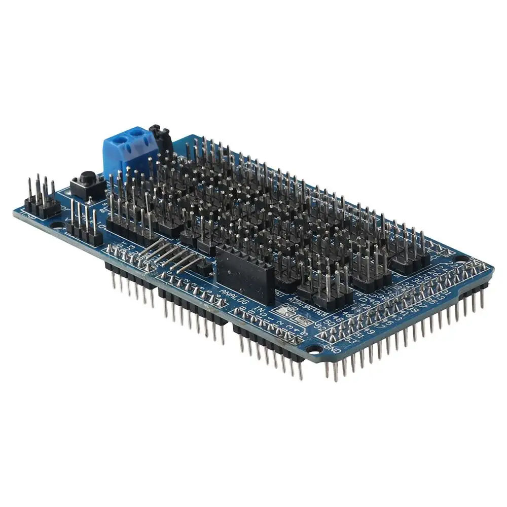 MEGA 2560 MEGA Sensor Shield Part Blue V2.0 Sensor Expansion Board RF Ultrasonic Sensor for Arduino