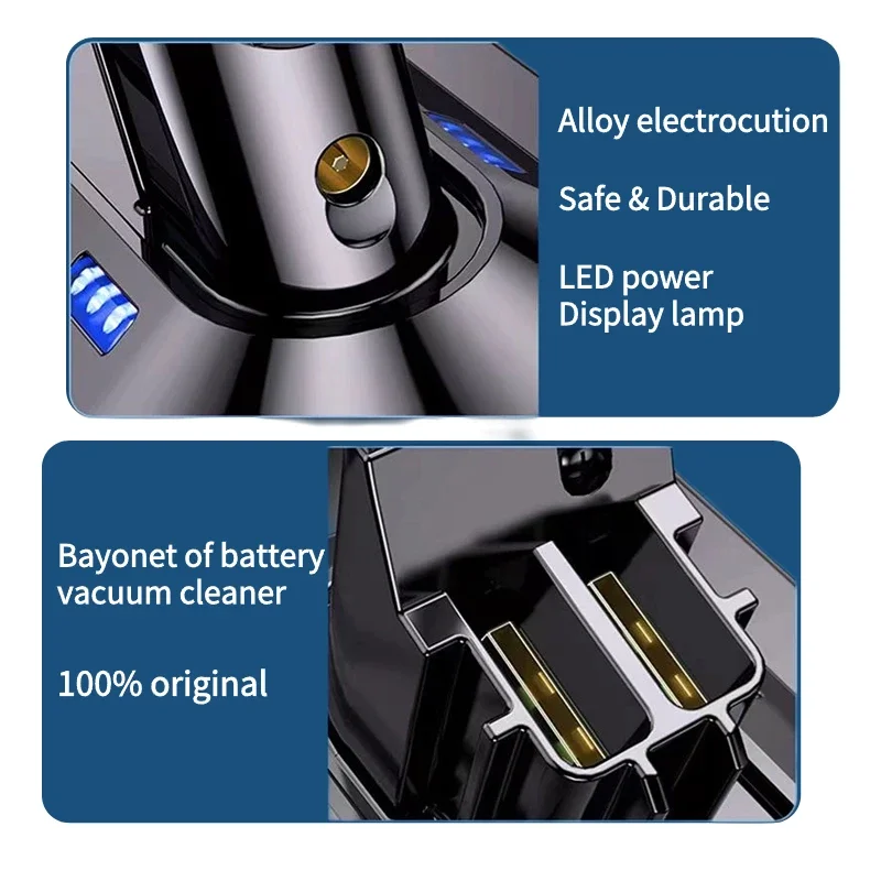 Imagem -05 - Bateria de Lítio de Substituição para Aspirador Portátil 21.6v Apto para Dyson v6 v7 v8 V10 Sv12 Dc62 Sv11 Sv10 Novo