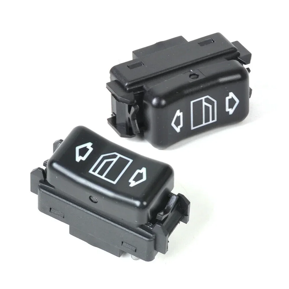 2x POWER GLASS Upgrade Your For MERCEDES W124 W126 W201 Console with Reliable Power Glass Switches 1248204510 1248204610