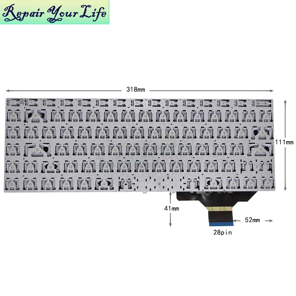 XK-HS092 MB3181011 Taiwan Chinese Laptop Keyboard, CH TW Replacement Keyboards for Notebook PC XK HS092