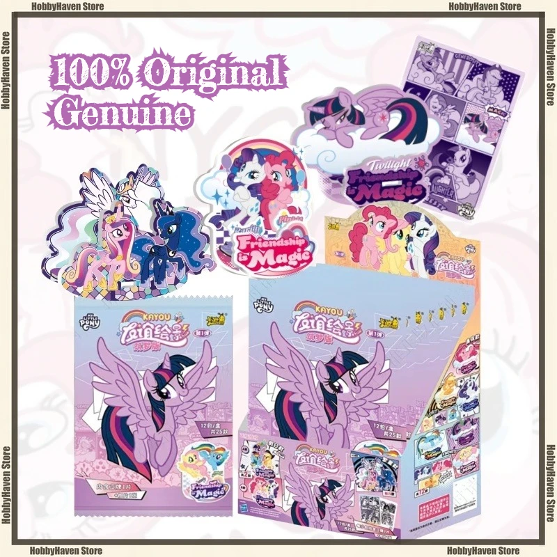

В наличии Card Tour My Little Pony Картина дружбы Dream Edition Подлинный акриловый орнамент Коллекция периферийных карт Подарок