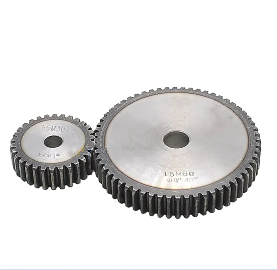 1Pcs 60-75 Tooth Mod 1.5 Spur Gear 1.5M 45# Carbon Steel Thick 15mm Metal Mechanical Transmission Pinion Gear