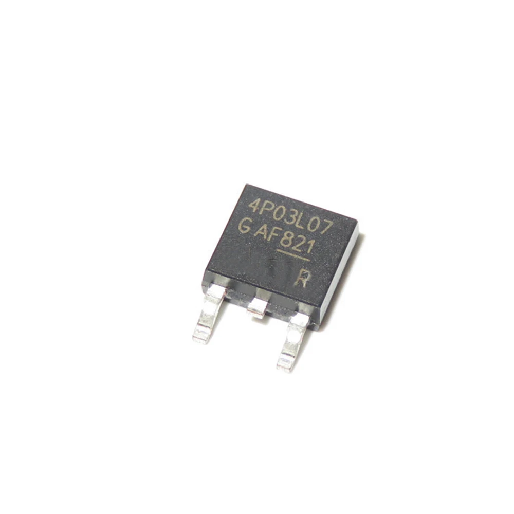 10Pcs/Lot  IPD80P03P4L-07 4P03L07 TO-252 P channel-30v-80a MOS Field Effect Transistor