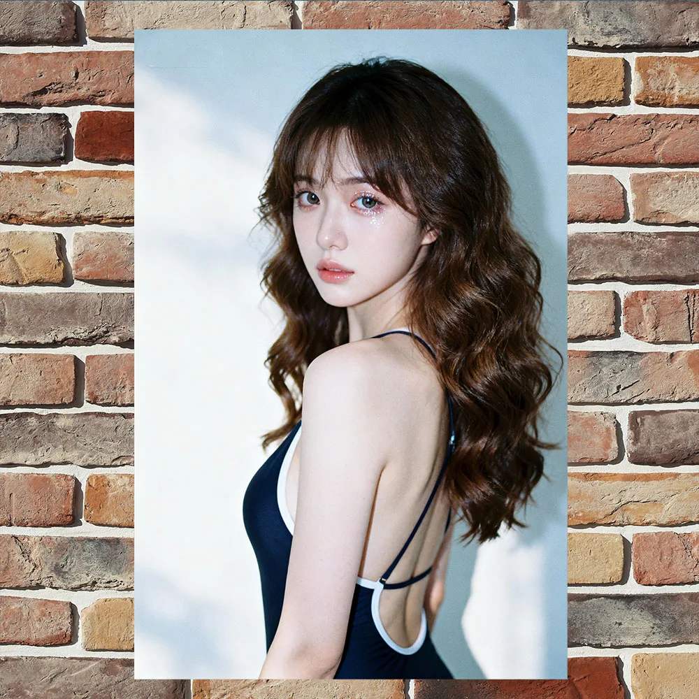 

Retro 2D Metal Tin Sign - Classic Sexy Lady Poster for Home Bar Decor