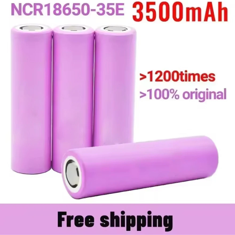 

2025 New Origineel Voor 18650 3500Mah 20A Ontlading INR18650 35E 1-10PCS 3.7V Li-Ion Oplaadbare Battery