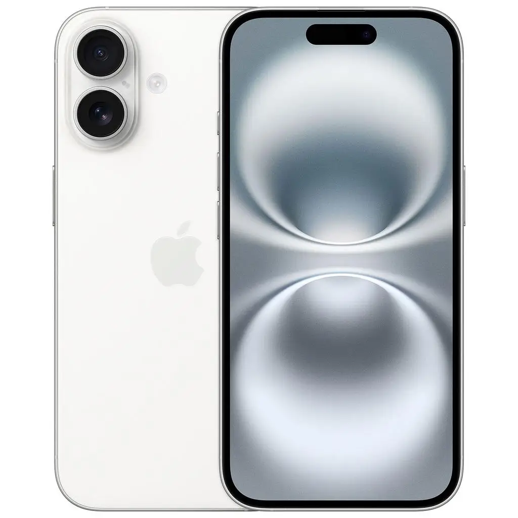 

Apple / iPhone 16 / A3081 / 128GB / White / GSM Unlocked / GSM Unlocked / B2-Stock-Includes Charging Cable