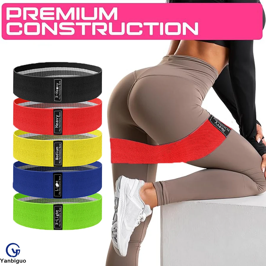 

Resistance Bands - Exercise Bands for Women and Men, Fabric Resistance Booty Legs and Butt,Workout Resistance Squat Bands