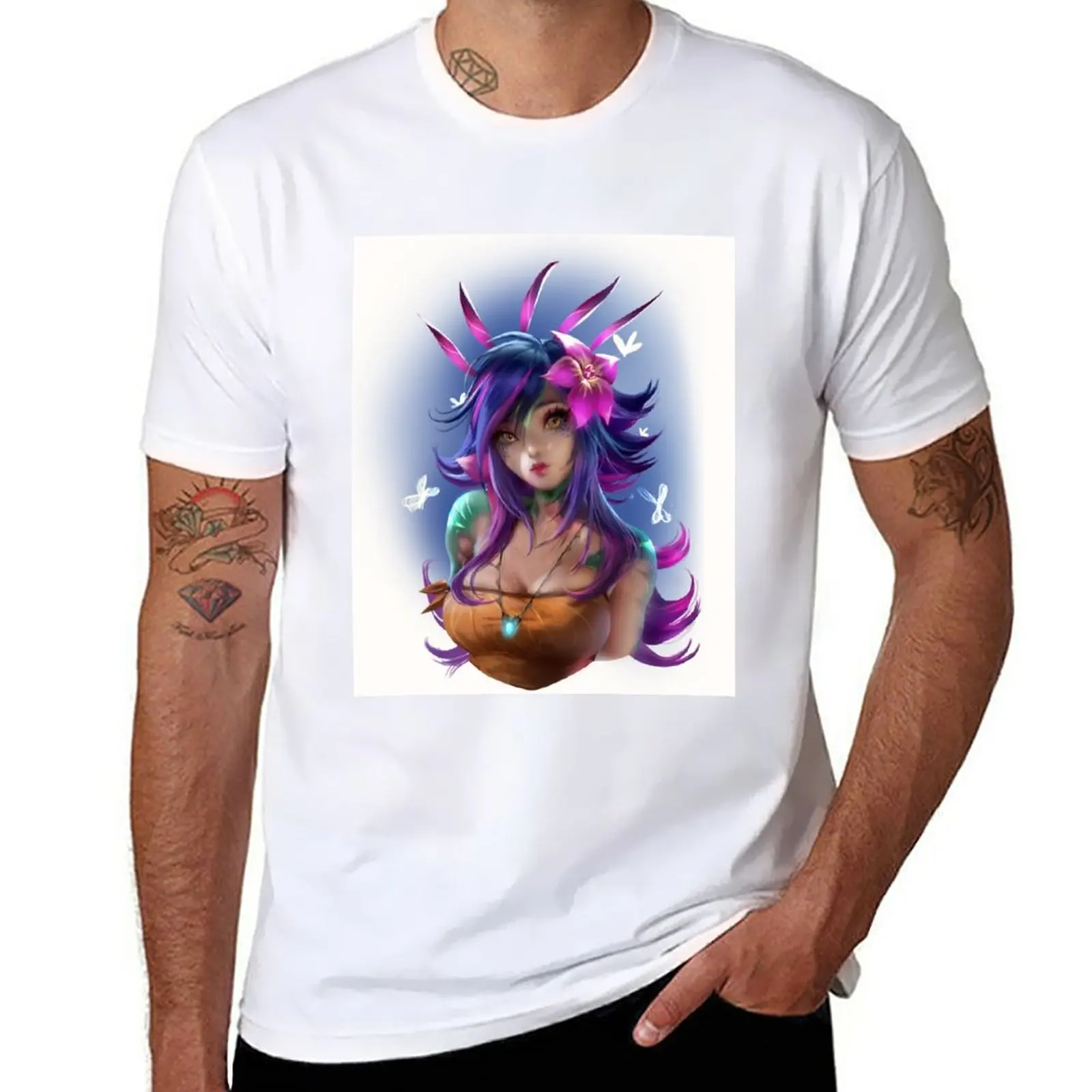 New Neeko portrait T-Shirt Blouse cute tops funny t shirts for men