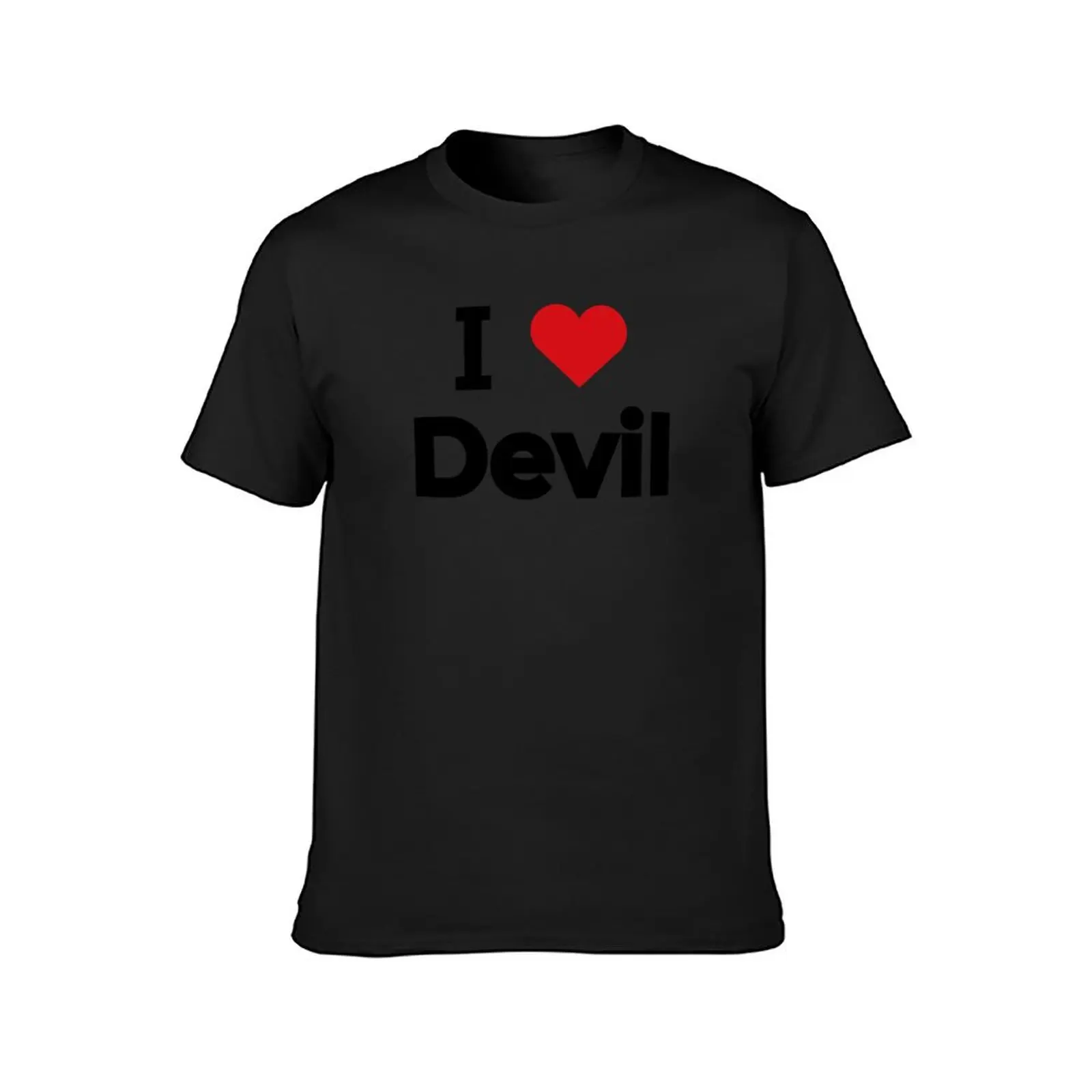 I love Devil t-shirt anime clothes tees graphics summer tops magliette grafiche da uomo