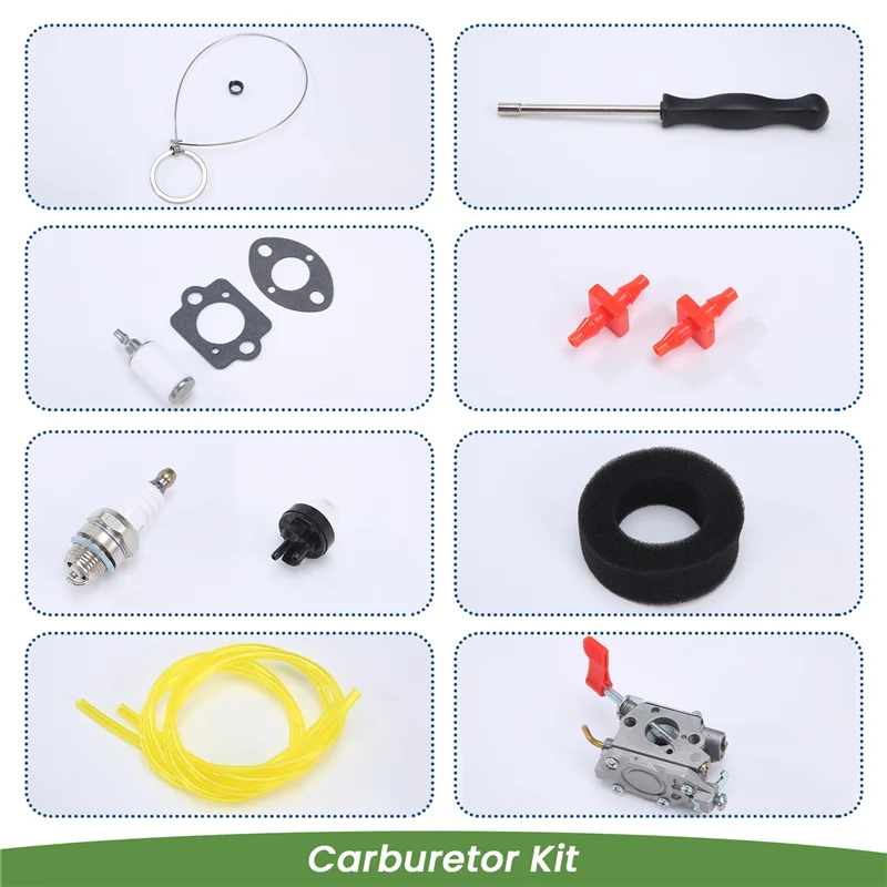

A53Q-C1U-W32 Carburetor Kit For 545006017 545030102 530039235 C1U-W32 C1U-W32A C1UW32 C1U Lawn Mower Accessories
