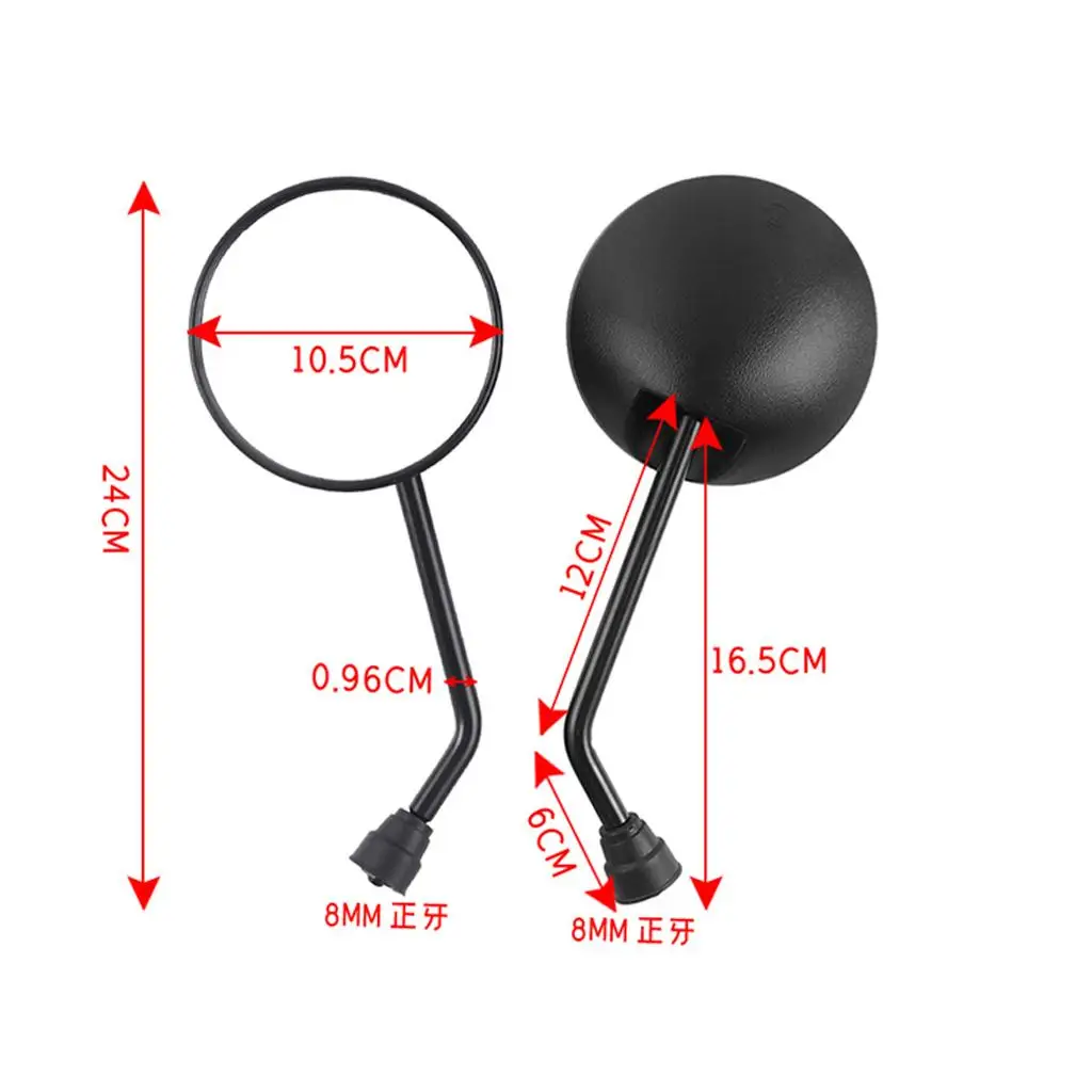 

Универсальное боковое выпуклое зеркало заднего вида для электромобиля 8 мм для Calf N1/N1S