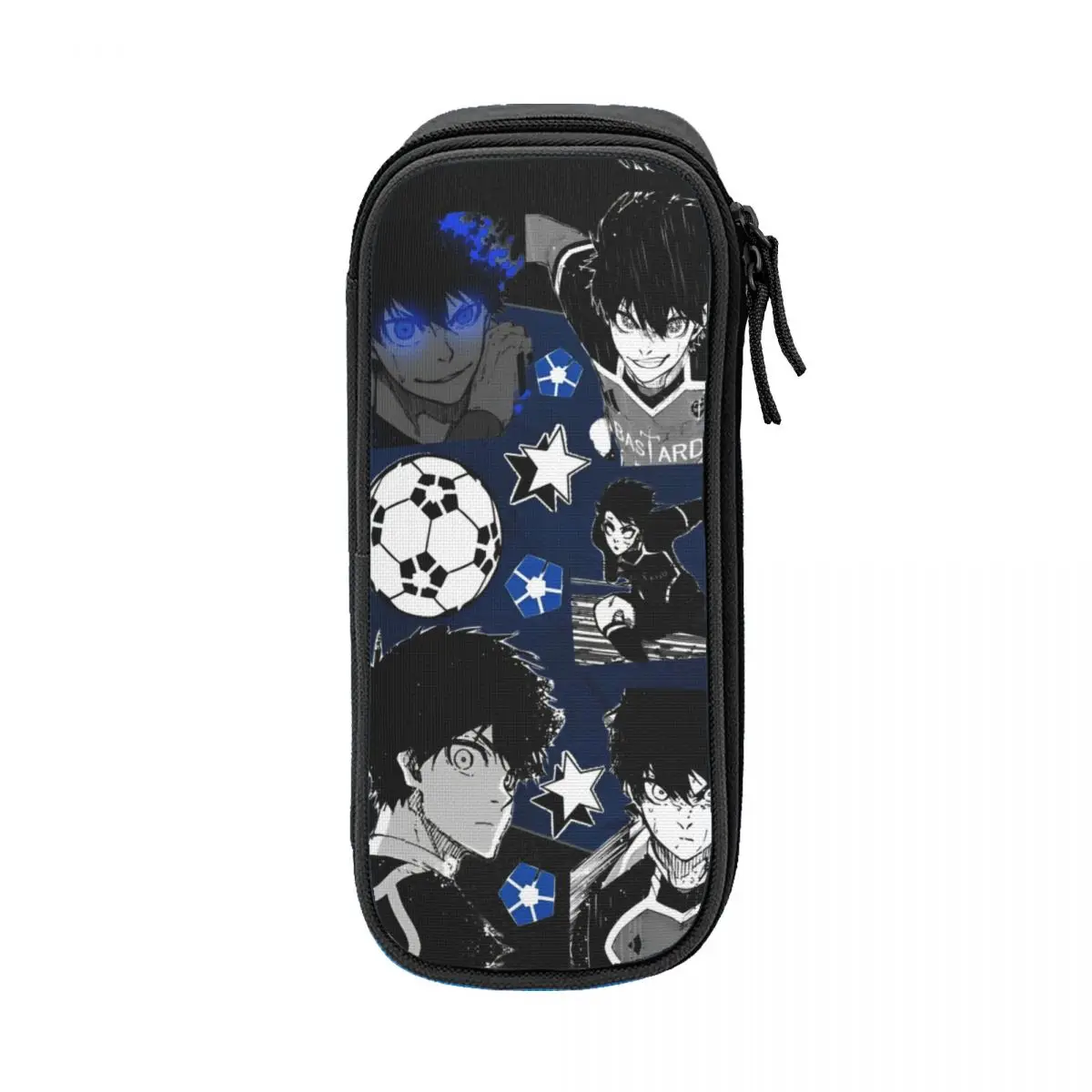 

Locked Football Anime Pencil Cases Creative Soccer Anime Pen Holder Pencil Bags Kids School Supplies Cosmetic Pencil Pouch